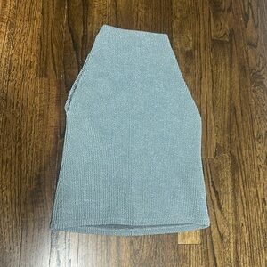 Zara blue sparkly halter top tank